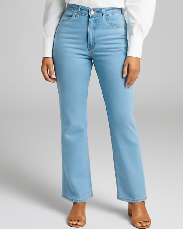 ICE BLUE STRAIGHT FIT JEANS